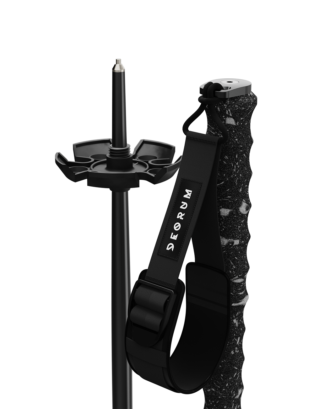 Adjustable ski poles with powder baskets | Regular Baskets